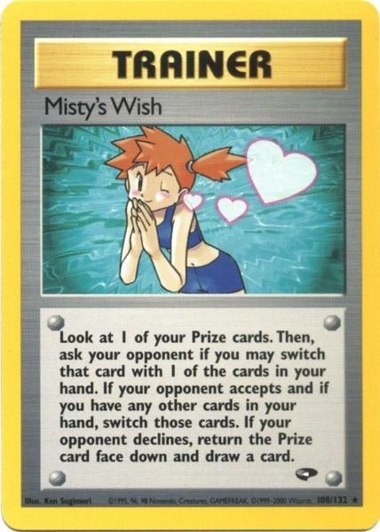 Misty's Wish (108/132) [Gym Challenge Unlimited] | Silver Goblin