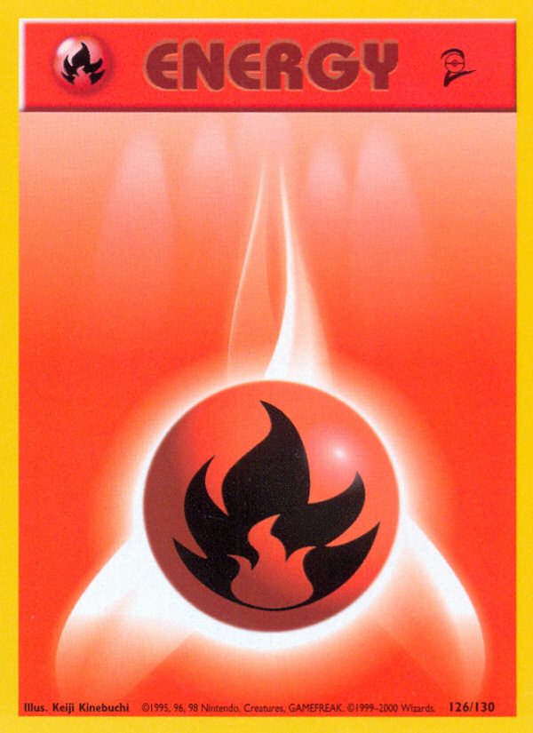 Fire Energy (126/130) [Base Set 2] | Silver Goblin