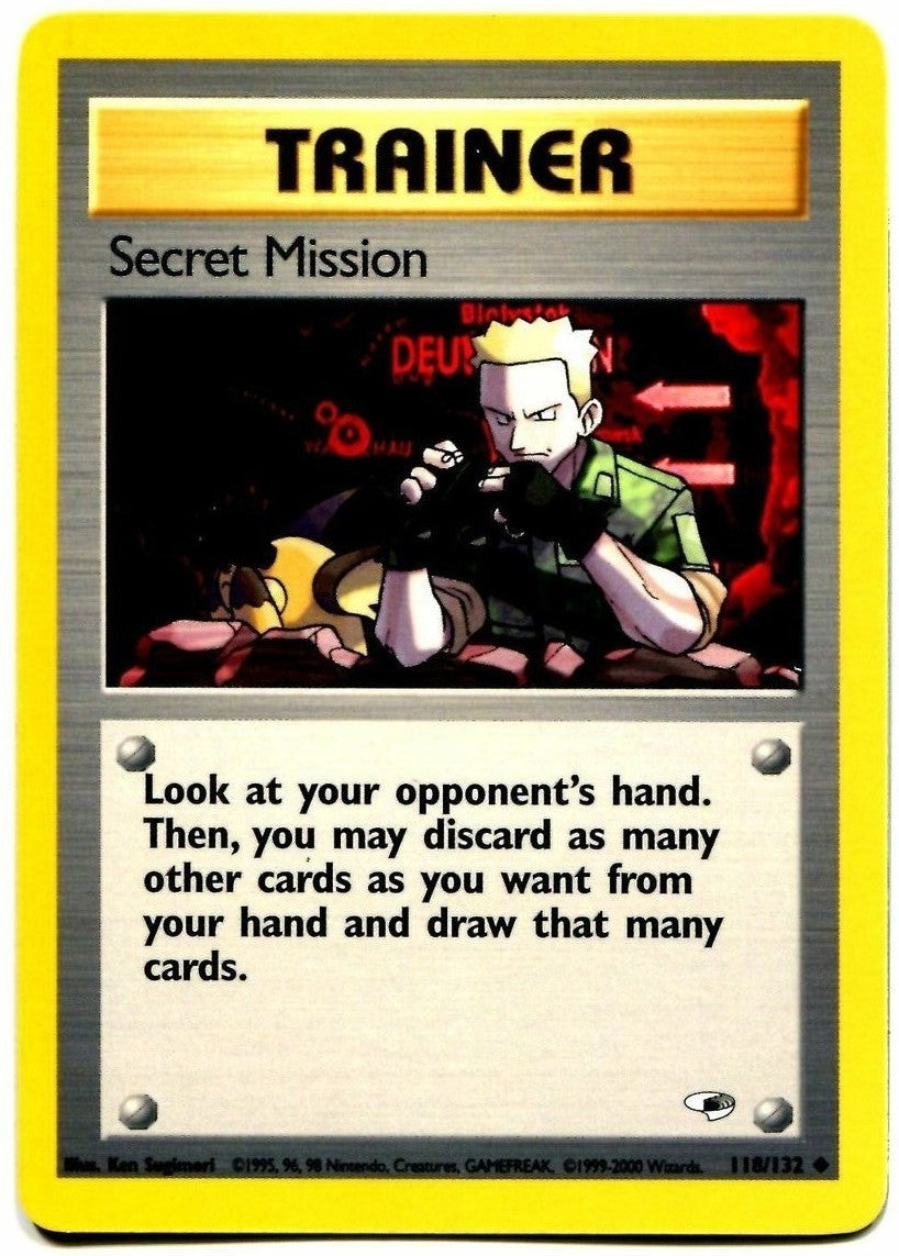 Secret Mission (118/132) [Gym Heroes Unlimited] | Silver Goblin