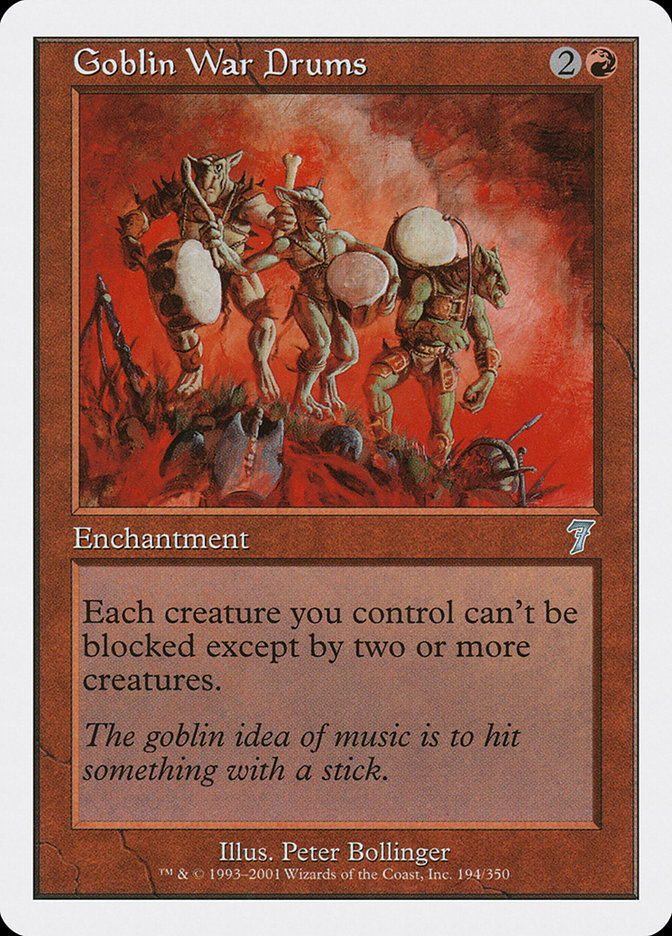 Goblin War Drums [Seventh Edition] | Silver Goblin