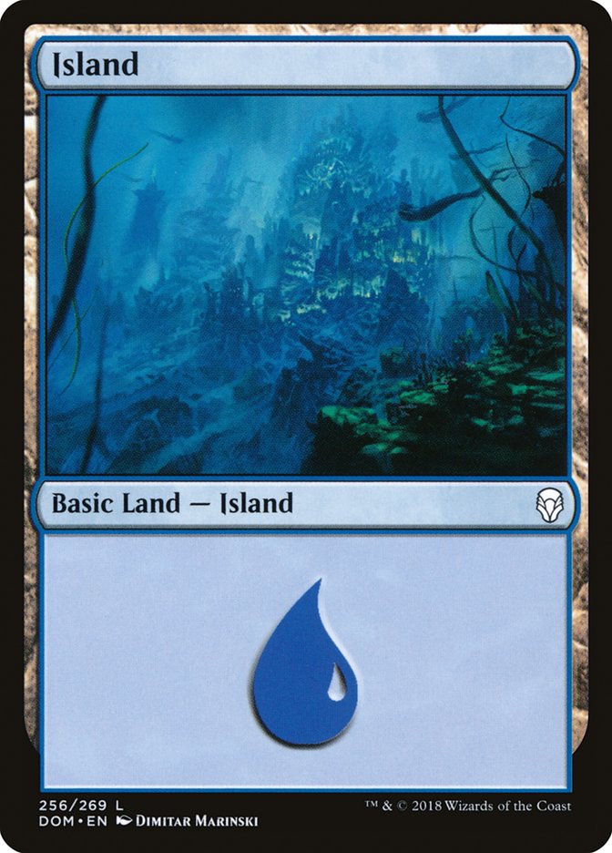 Island (256) [Dominaria] | Silver Goblin