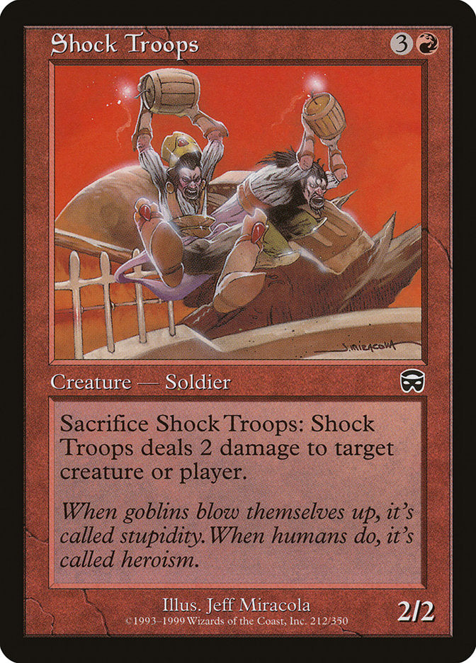 Shock Troops [Mercadian Masques] | Silver Goblin