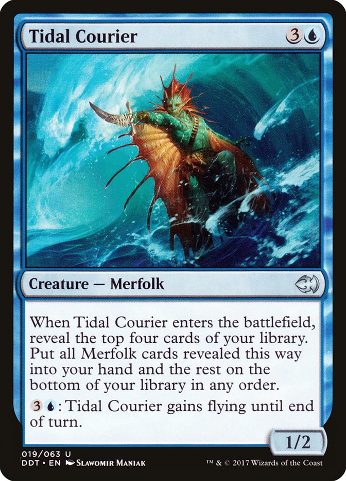 Tidal Courier [Duel Decks: Merfolk vs. Goblins] | Silver Goblin