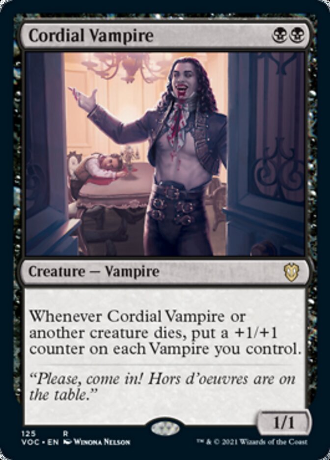 Cordial Vampire [Innistrad: Crimson Vow Commander] | Silver Goblin