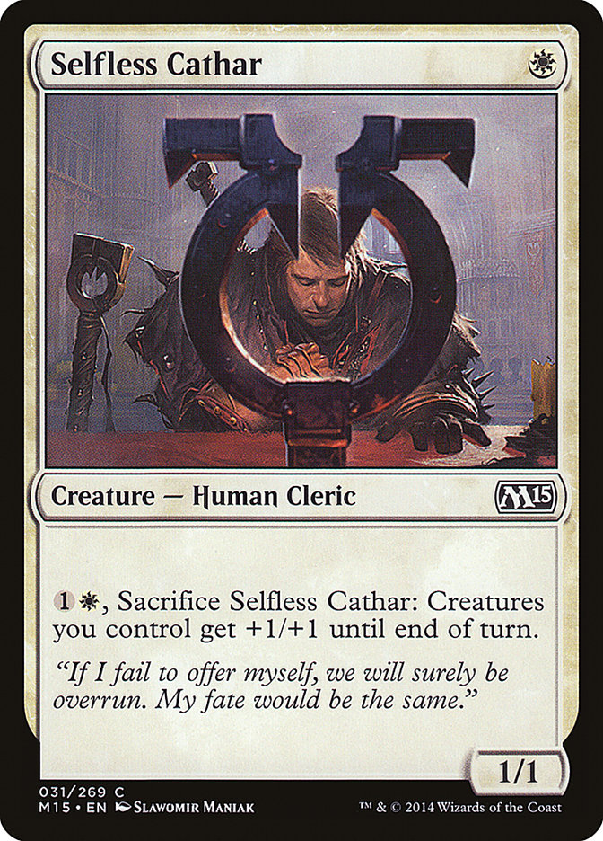 Selfless Cathar [Magic 2015] | Silver Goblin