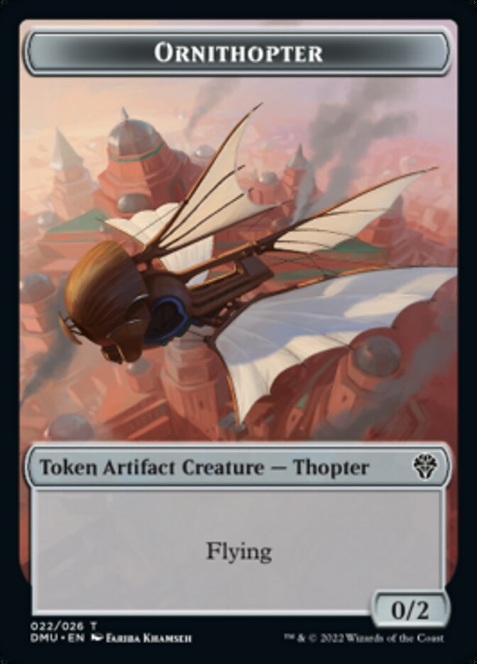 Ornithopter Token [Dominaria United Tokens] | Silver Goblin