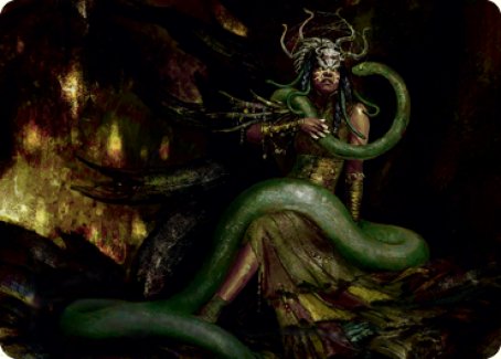 Saryth, the Viper's Fang Art Card [Innistrad: Midnight Hunt Art Series] | Silver Goblin