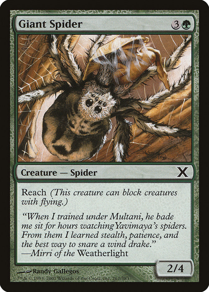Giant Spider [Tenth Edition] | Silver Goblin