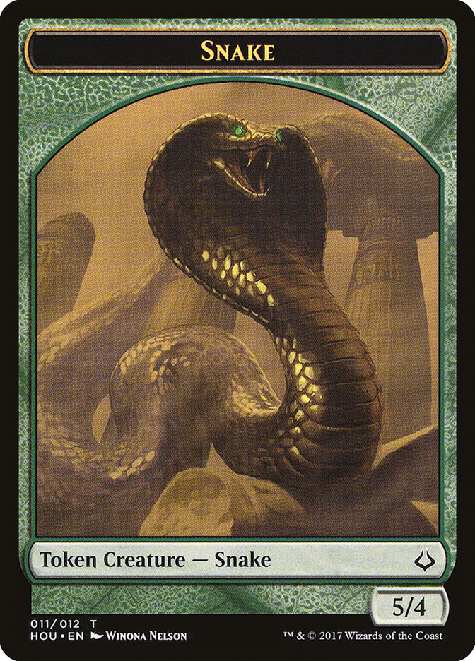 Snake Token [Hour of Devastation Tokens] | Silver Goblin