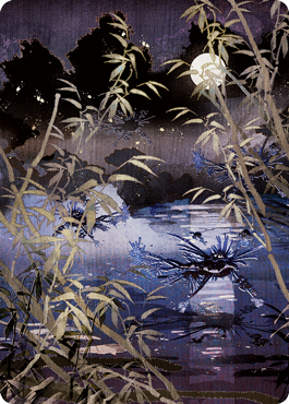 Swamp Art Card [Kamigawa: Neon Dynasty Art Series] | Silver Goblin
