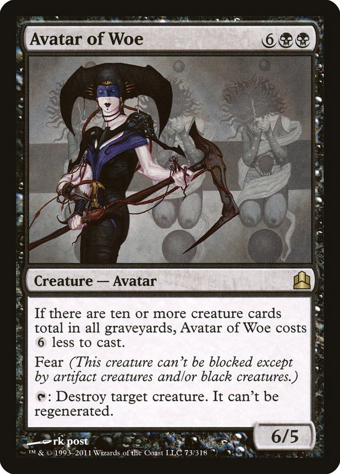 Avatar of Woe [Commander 2011] | Silver Goblin