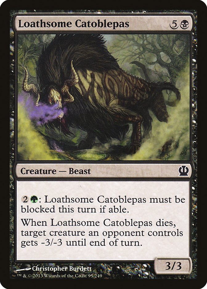 Loathsome Catoblepas [Theros] | Silver Goblin