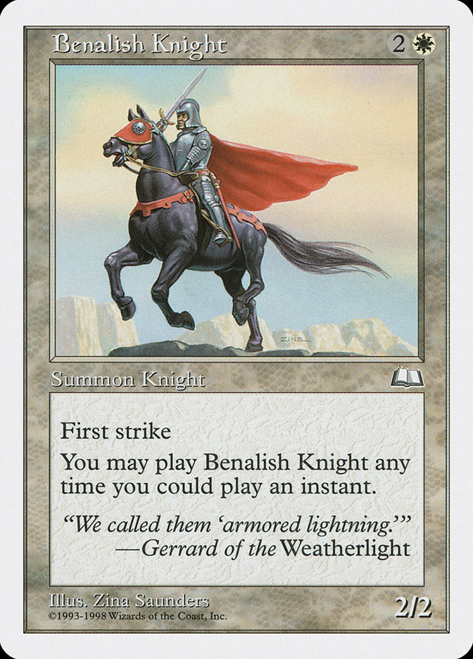 Benalish Knight [Anthologies] | Silver Goblin