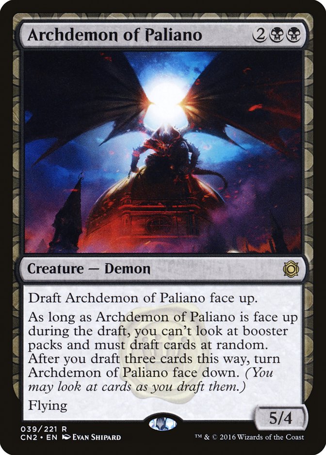 Archdemon of Paliano [Conspiracy: Take the Crown] | Silver Goblin