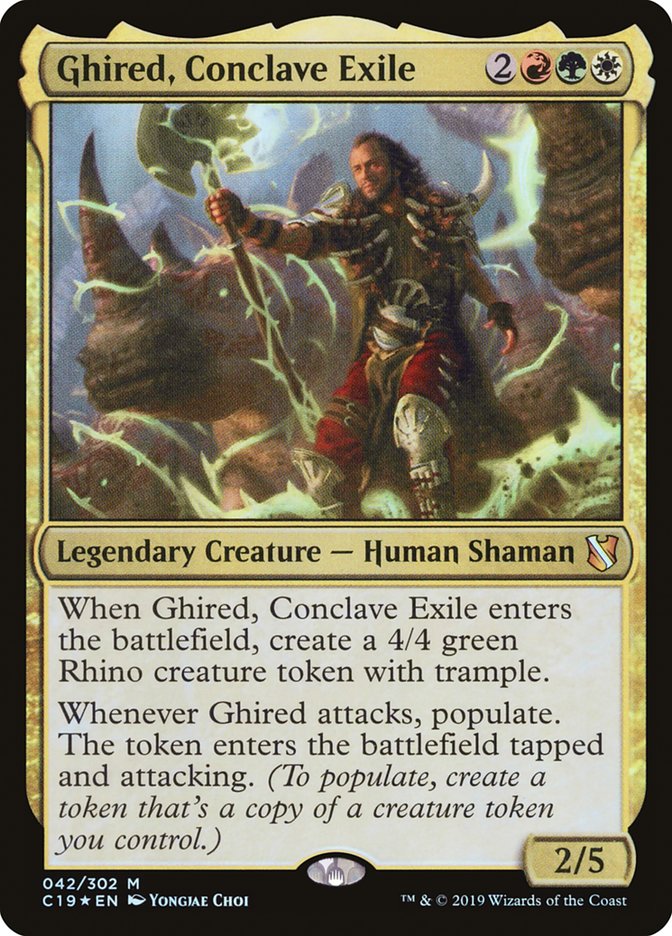 Ghired, Conclave Exile [Commander 2019] | Silver Goblin