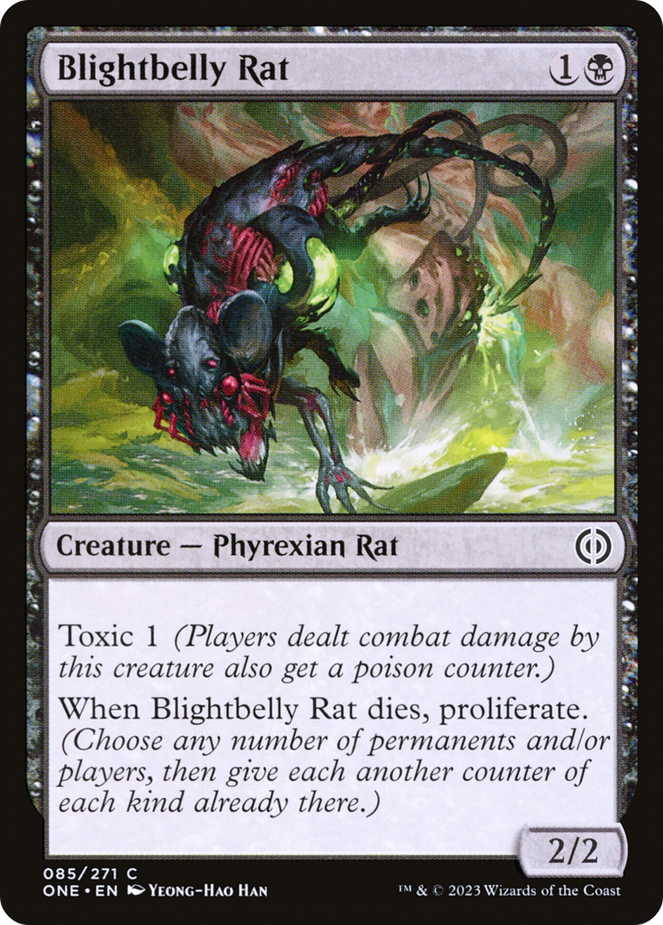 Blightbelly Rat [Phyrexia: All Will Be One] | Silver Goblin