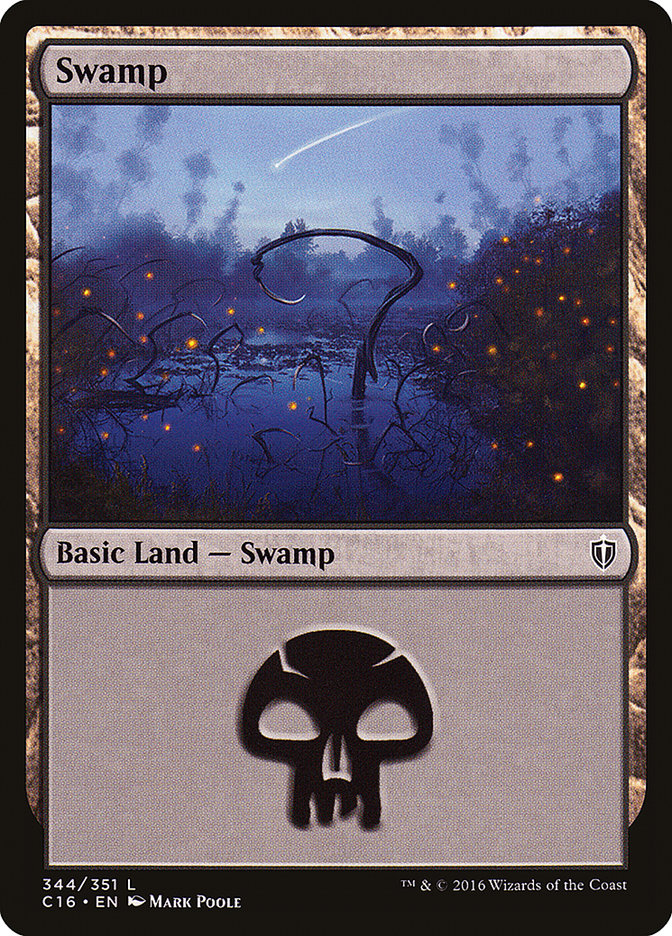 Swamp (344) [Commander 2016] | Silver Goblin