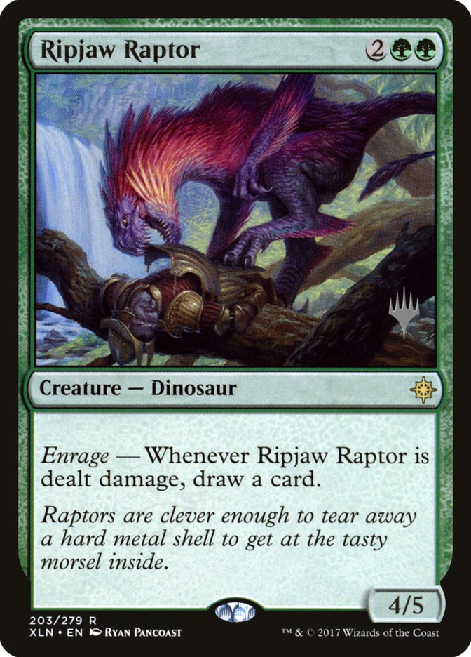 Ripjaw Raptor (Promo Pack) [Ixalan Promos] | Silver Goblin