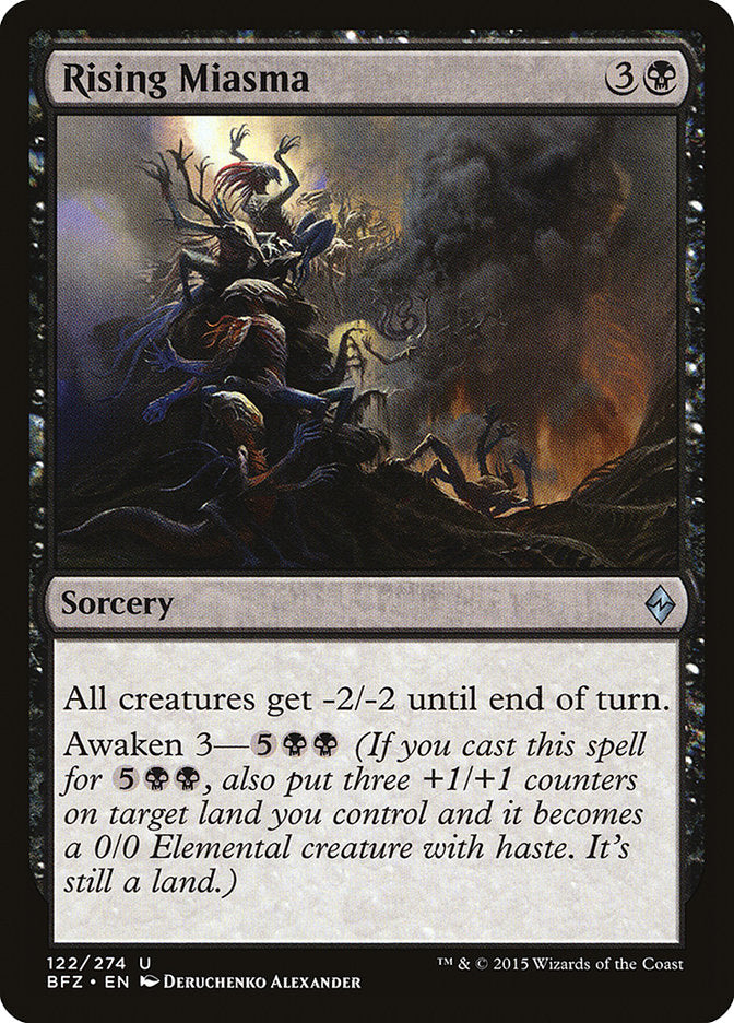 Rising Miasma [Battle for Zendikar] | Silver Goblin