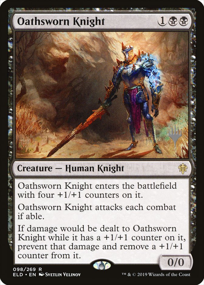 Oathsworn Knight (Promo Pack) [Throne of Eldraine Promos] | Silver Goblin