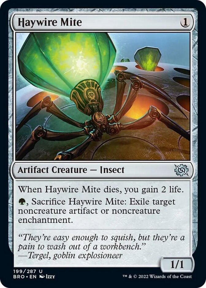 Haywire Mite [The Brothers' War] | Silver Goblin