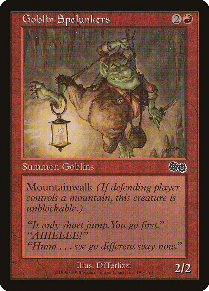 Goblin Spelunkers [Urza's Saga] | Silver Goblin