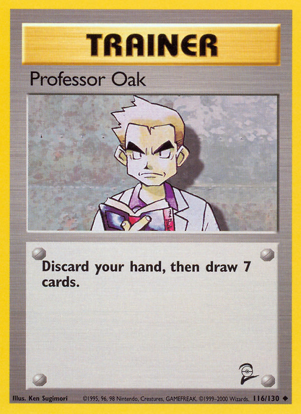 Professor Oak (116/130) [Base Set 2] | Silver Goblin