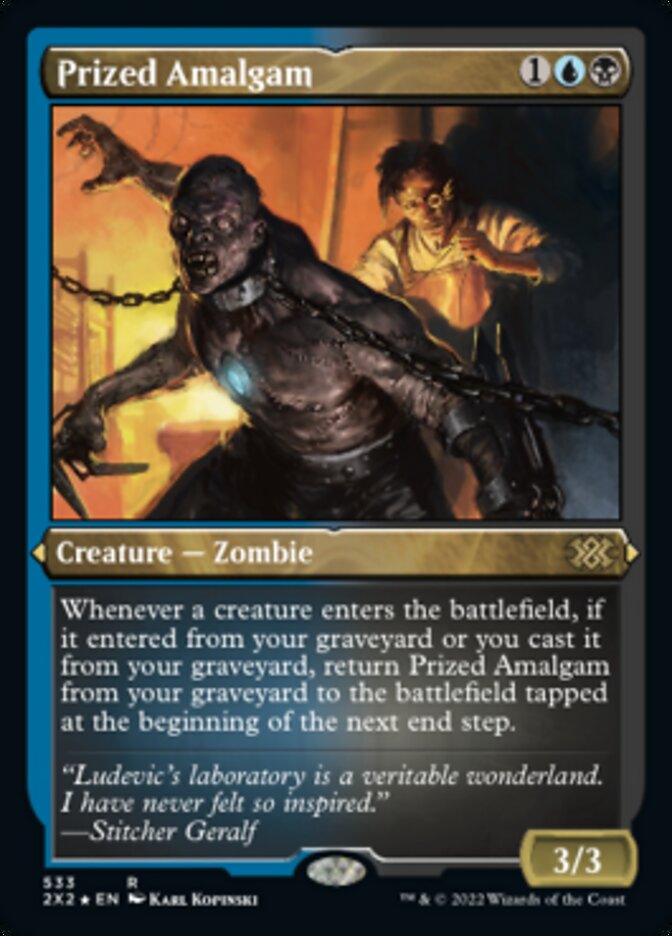 Prized Amalgam (Foil Etched) [Double Masters 2022] | Silver Goblin