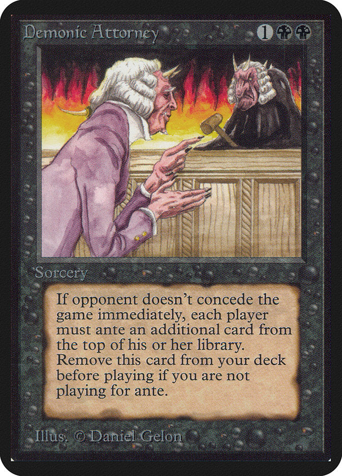 Demonic Attorney [Alpha Edition] | Silver Goblin