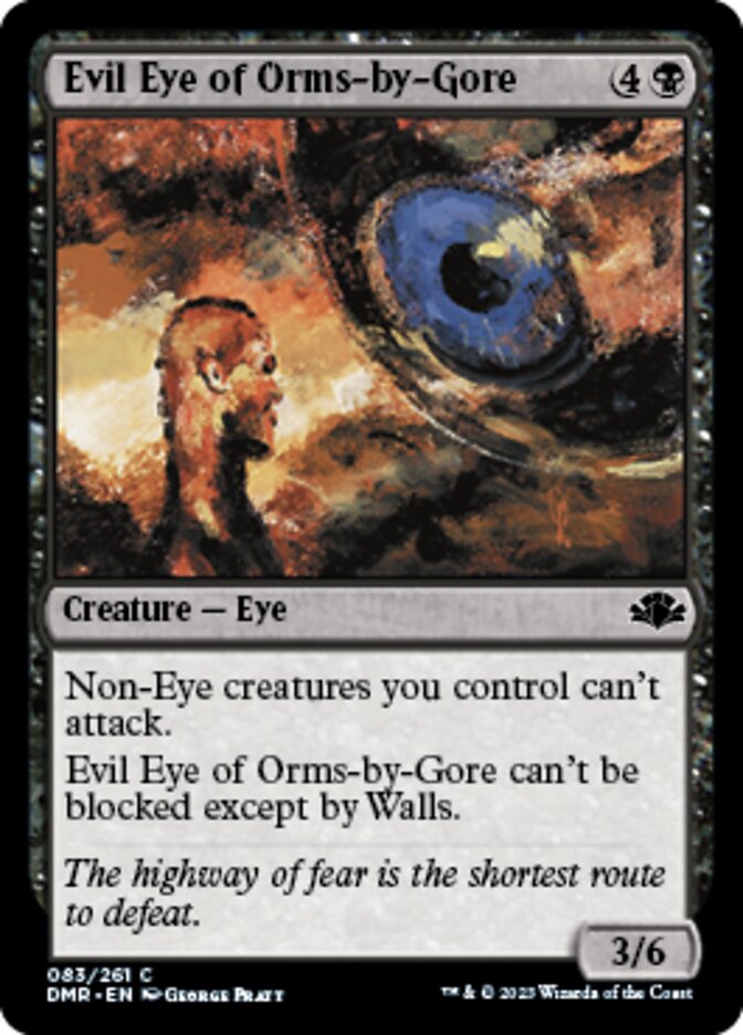Evil Eye of Orms-by-Gore [Dominaria Remastered] | Silver Goblin