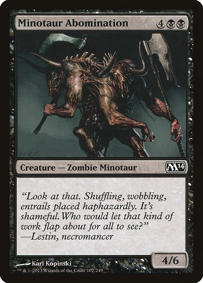 Minotaur Abomination [Magic 2014] | Silver Goblin