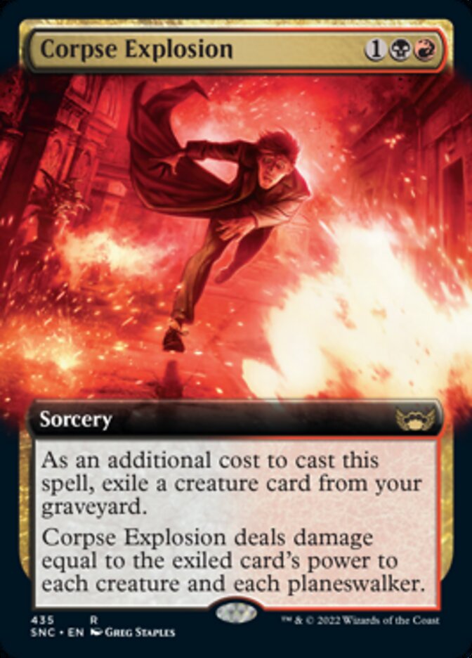 Corpse Explosion (Extended Art) [Streets of New Capenna] | Silver Goblin