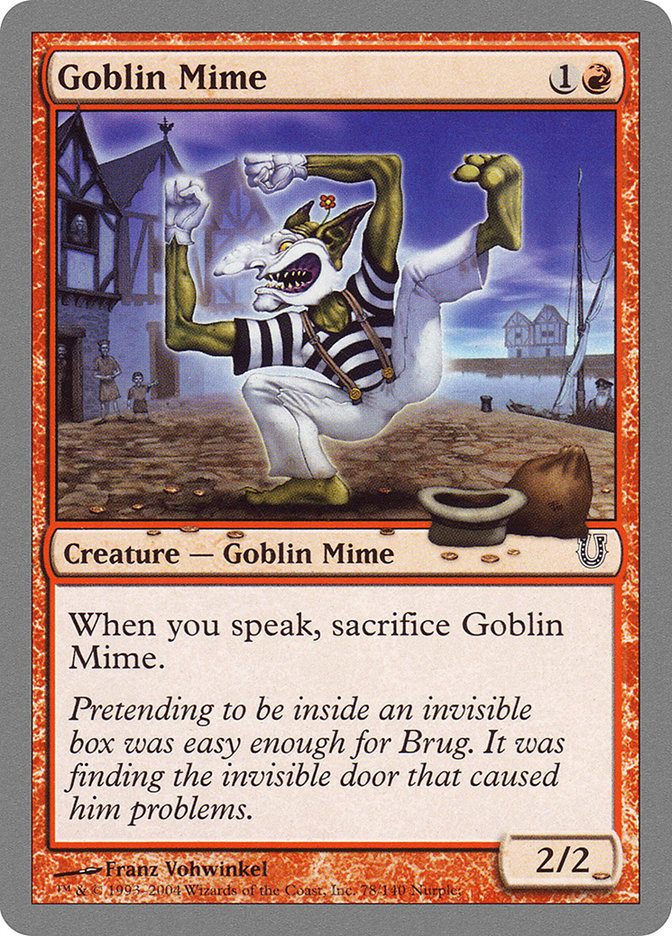 Goblin Mime [Unhinged] | Silver Goblin