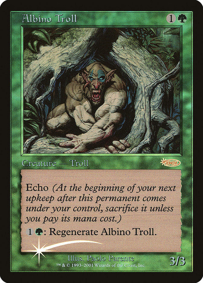 Albino Troll [Friday Night Magic 2002] | Silver Goblin