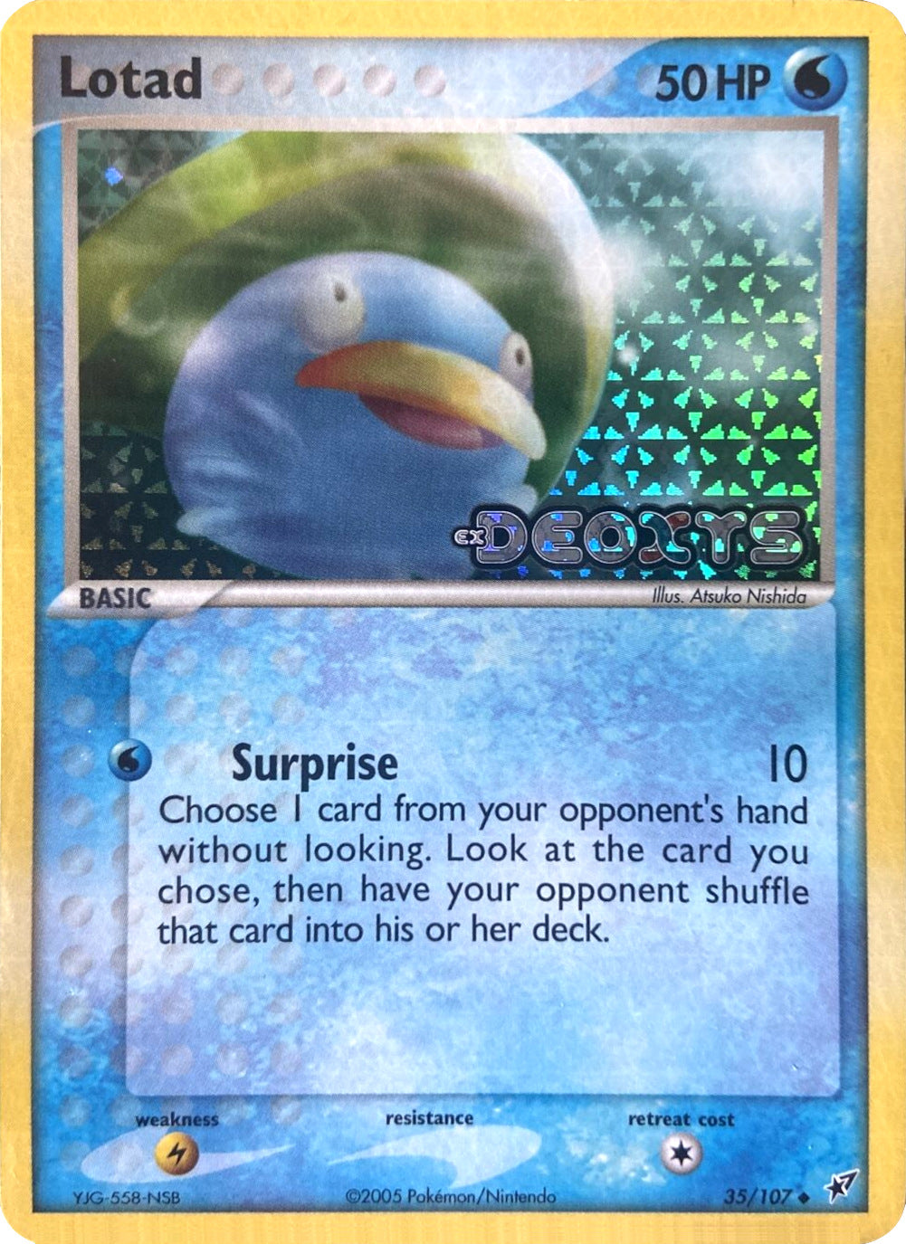 Lotad (35/107) (Stamped) [EX: Deoxys] | Silver Goblin