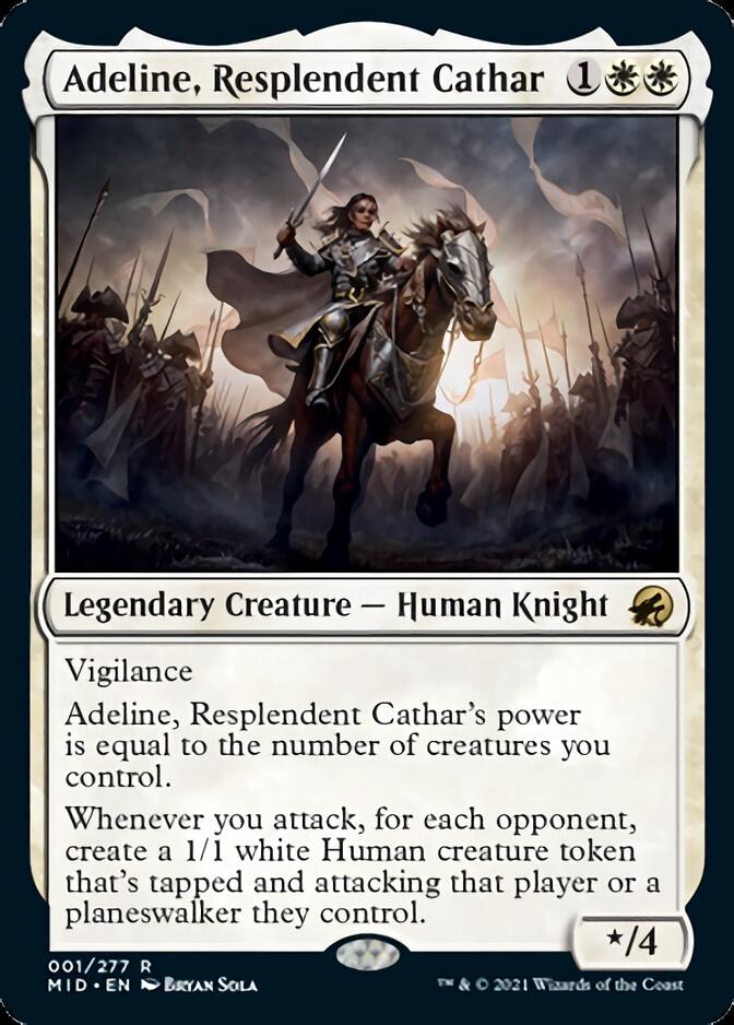Adeline, Resplendent Cathar [Innistrad: Midnight Hunt] | Silver Goblin