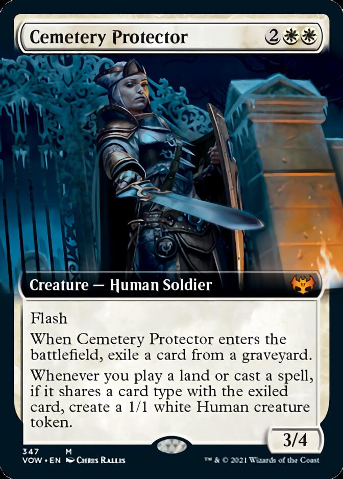 Cemetery Protector (Extended Art) [Innistrad: Crimson Vow] | Silver Goblin