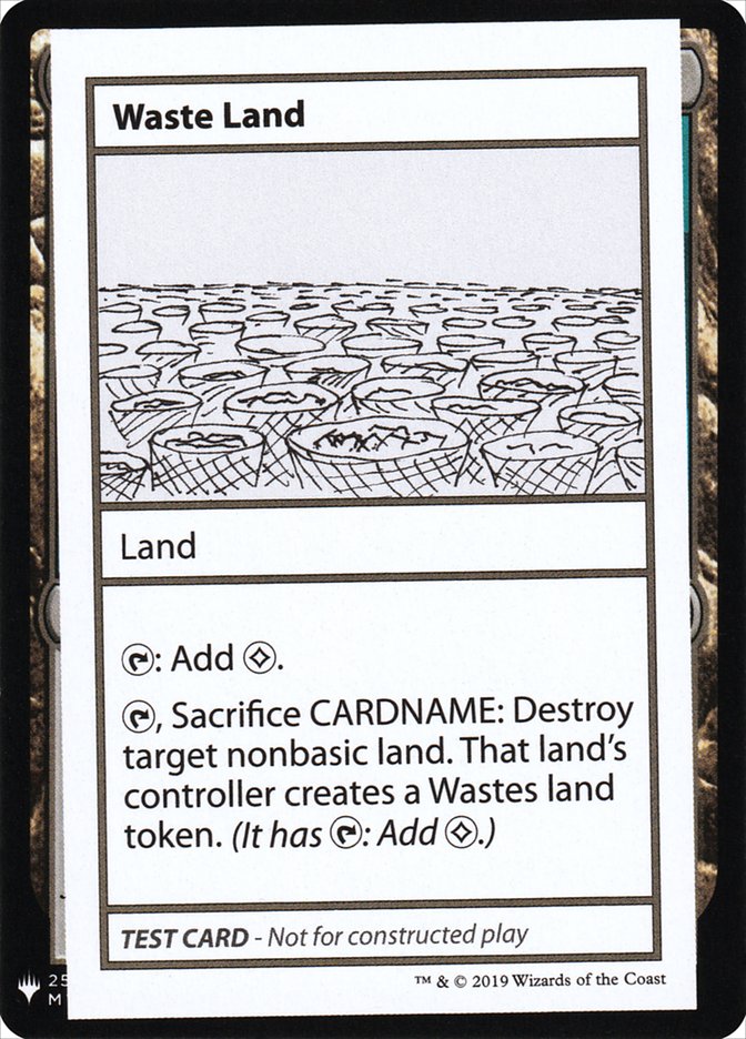 Waste Land [Mystery Booster Playtest Cards] | Silver Goblin
