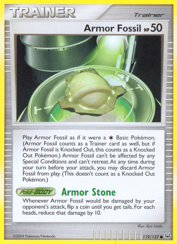Armor Fossil (119/127) [Platinum: Base Set] | Silver Goblin