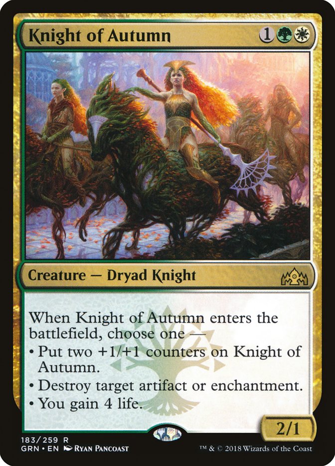 Knight of Autumn [Guilds of Ravnica] | Silver Goblin