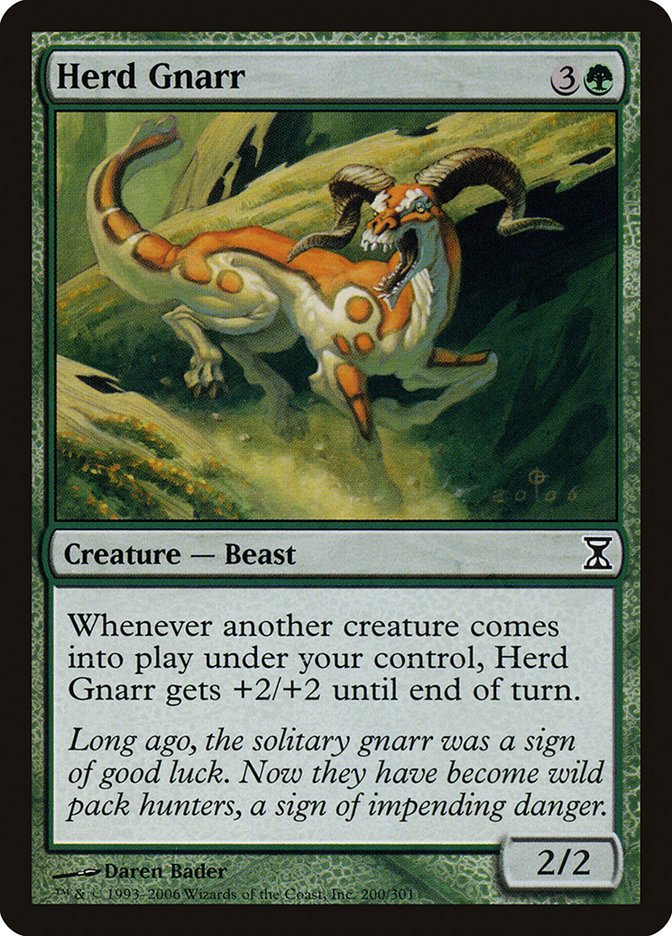 Herd Gnarr [Time Spiral] | Silver Goblin