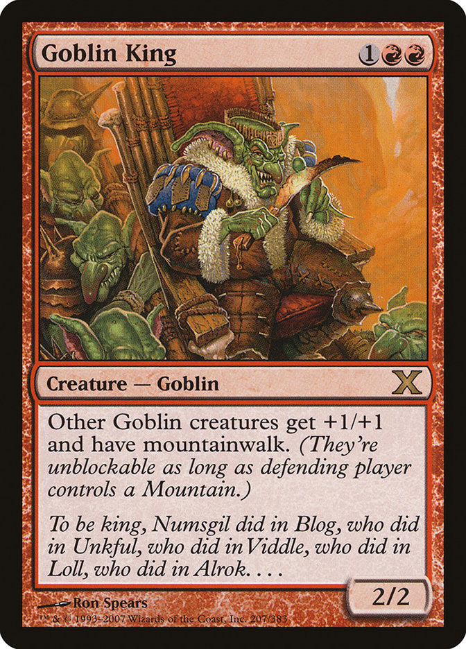 Goblin King [Tenth Edition] | Silver Goblin
