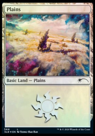 Plains (Enchanted) (544) [Secret Lair Drop Promos] | Silver Goblin