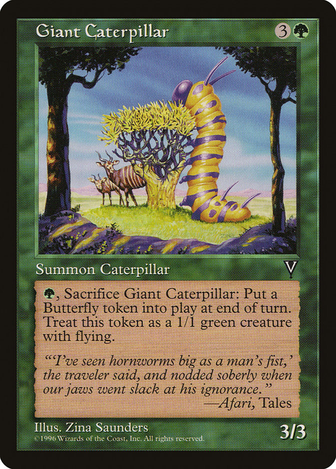 Giant Caterpillar [Visions] | Silver Goblin