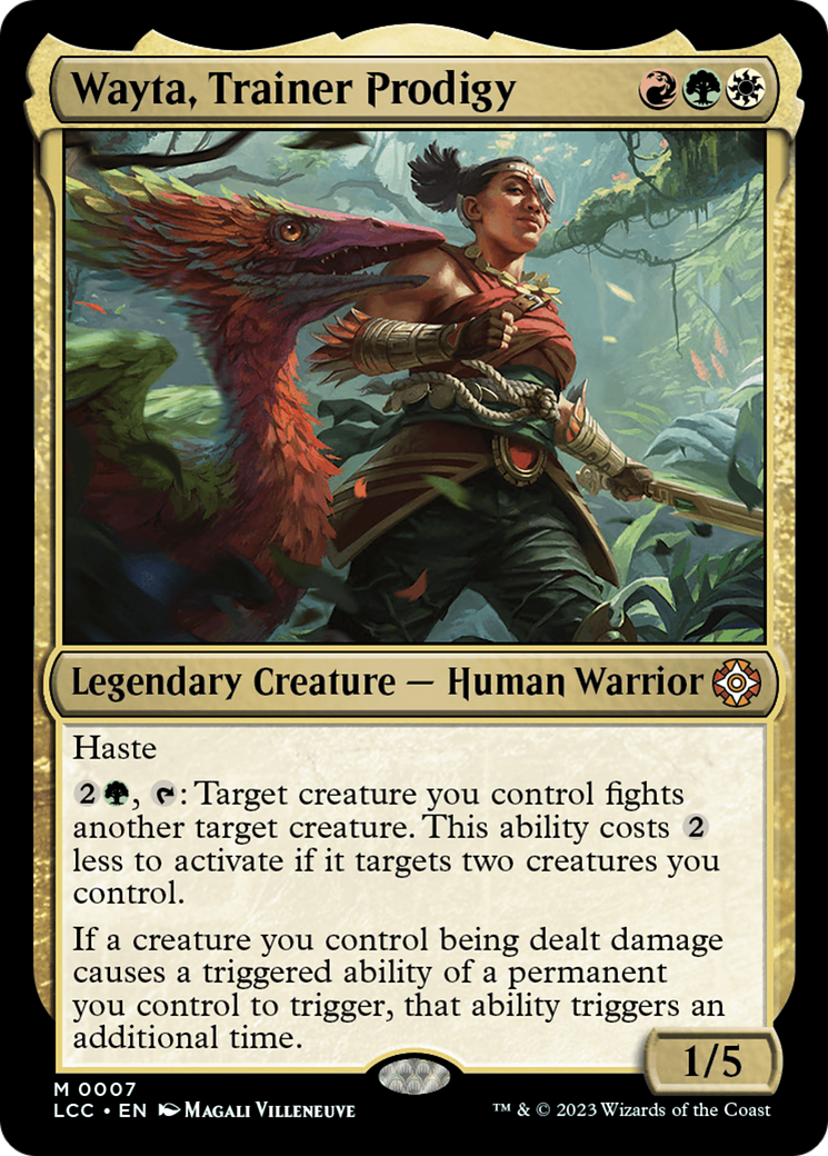 Wayta, Trainer Prodigy [The Lost Caverns of Ixalan Commander] | Silver Goblin