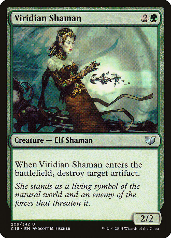 Viridian Shaman [Commander 2015] | Silver Goblin