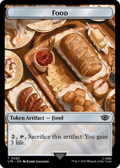 Tentacle // Food (0022) Double-Sided Token (Surge Foil) [The Lord of the Rings: Tales of Middle-Earth Tokens] | Silver Goblin