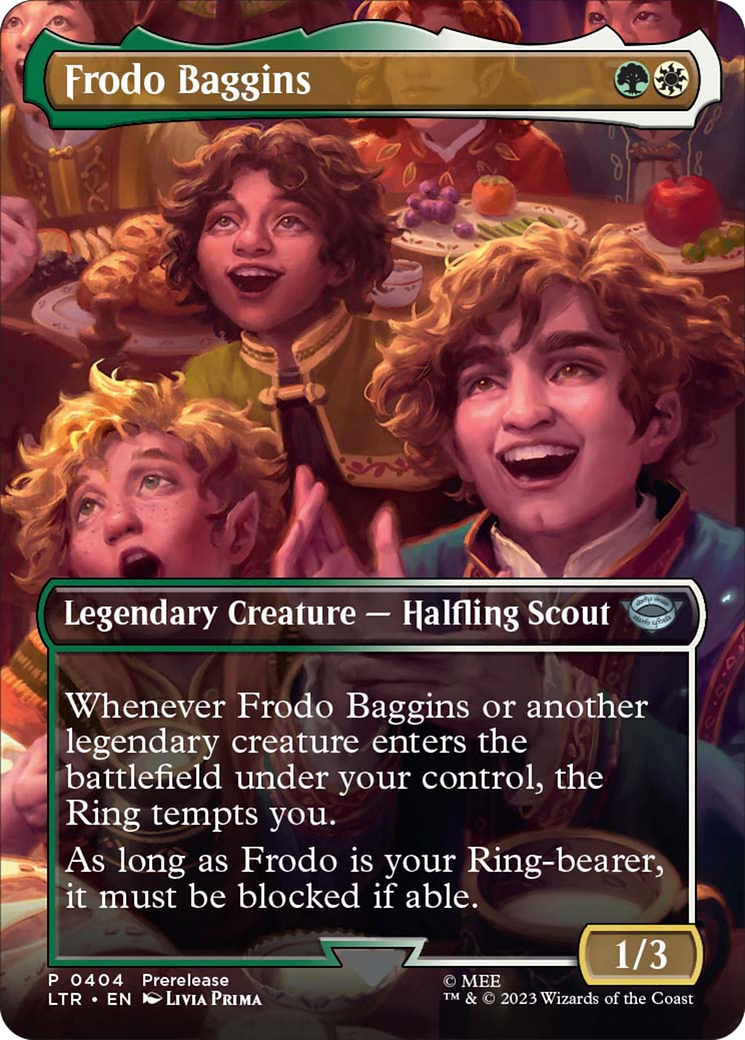 Frodo Baggins (Borderless Alternate Art) [The Lord of the Rings: Tales of Middle-Earth] | Silver Goblin