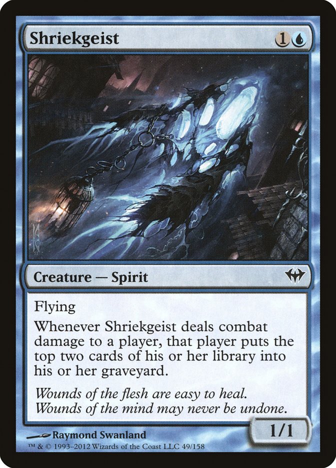 Shriekgeist [Dark Ascension] | Silver Goblin