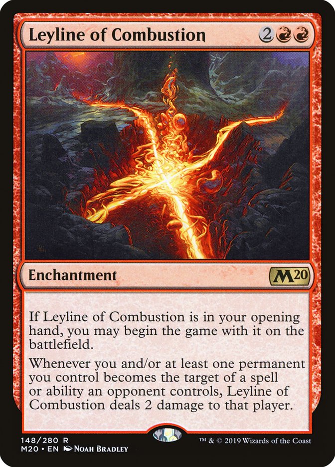 Leyline of Combustion [Core Set 2020] | Silver Goblin